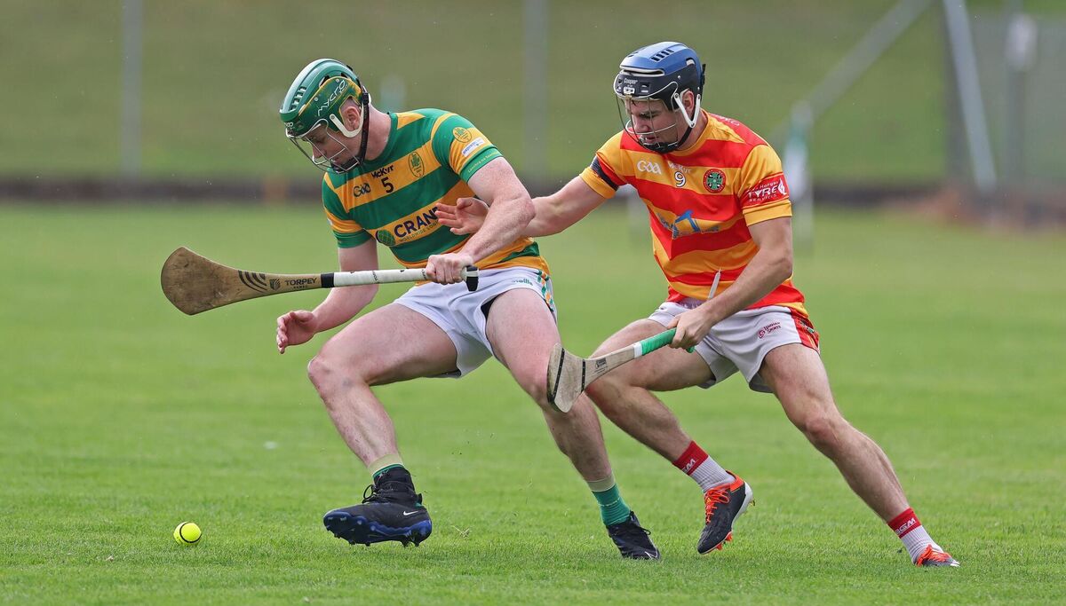 Cathal Cormack of Blackrock battles with Niall Kelly of Newcestown. Picture: Jim Coughlan Cathal Cormack of Blackrock battles with Niall Kelly of Newcestown. Picture: Jim Coughlan