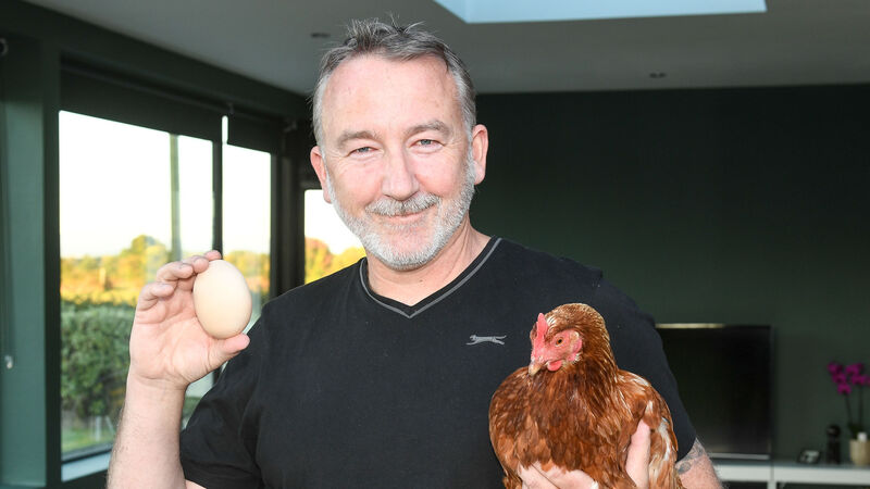 Cork hen 'Chiki Minaj' lays rare egg within egg