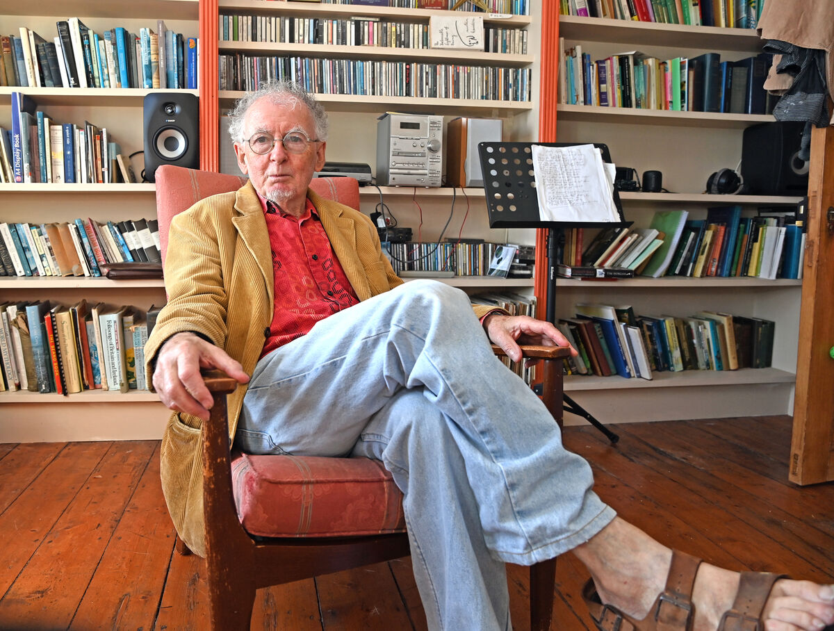 Jimmy Crowley in his library at home in Cobh . Picture: Eddie O'Hare Jimmy Crowley in his library at home in Cobh . Picture: Eddie O'Hare