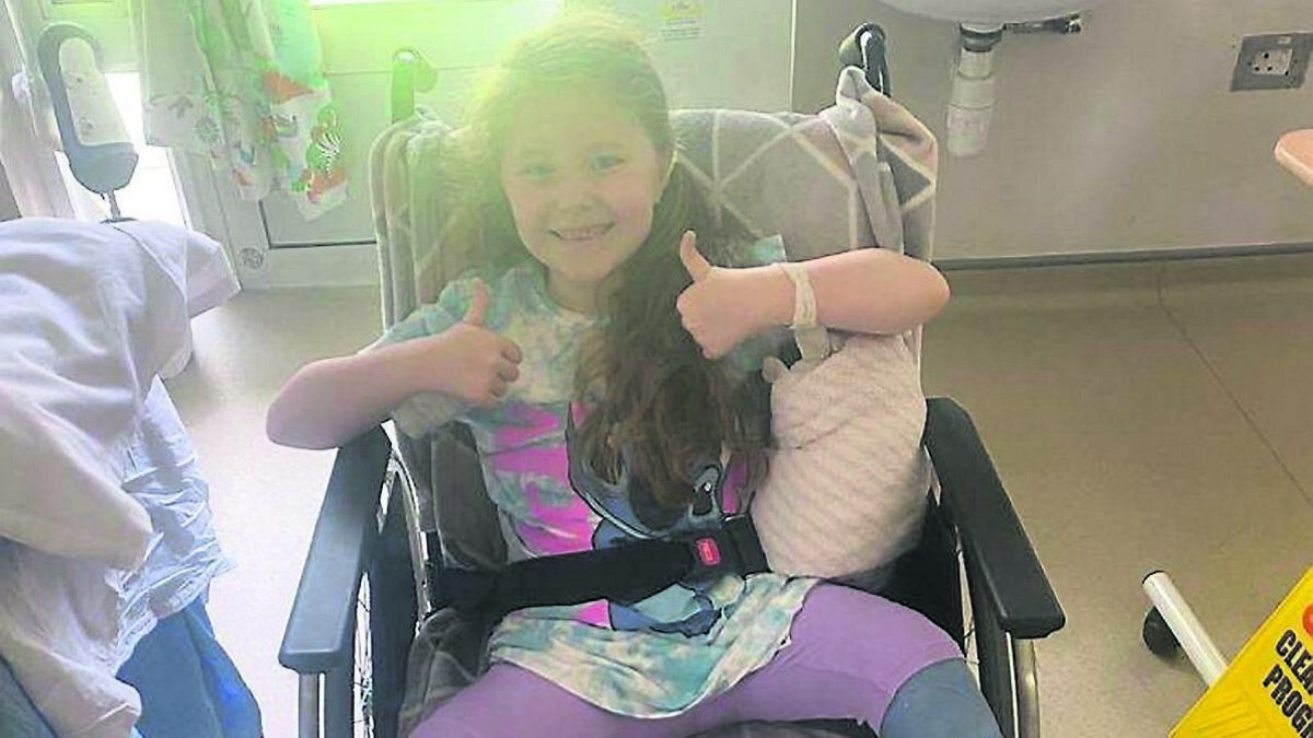 Brave Emma will take part in mini marathon with her family