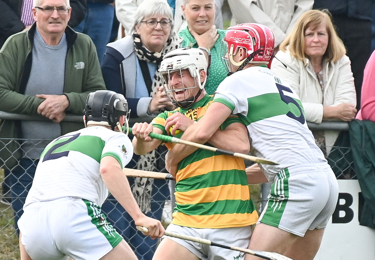 Blackrock's Robbie Cotter is tackled by Kanturk's Lorcán McLoughlin. Picture: David Keane Blackrock's Robbie Cotter is tackled by Kanturk's Lorcán McLoughlin. Picture: David Keane