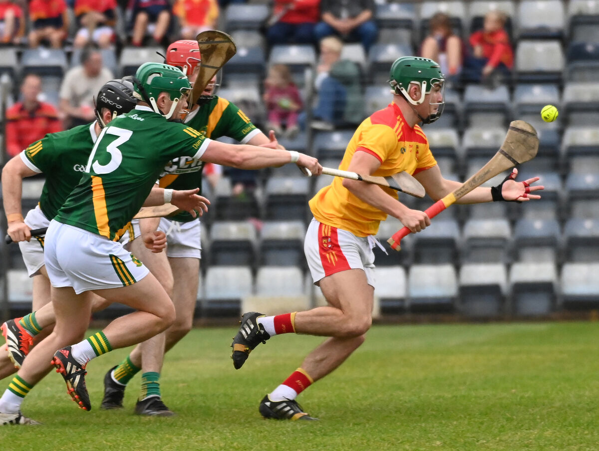 Mallow's Mark Tobin breaks from Dungourney's Bill Ahern during the Co-Op SuperStores PIHC Q-F. Picture: Eddie O'Hare