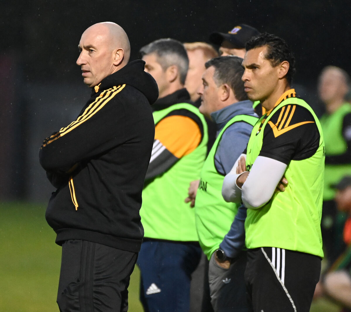 Na Piarsaigh coaches/selectors John Gardiner and Seán Óg Ó hAilpín during the Co-Op SuperStores SAHC Q-F against Castlelyons. Picture: Eddie O'Hare Na Piarsaigh coaches/selectors John Gardiner and Seán Óg Ó hAilpín during the Co-Op SuperStores SAHC Q-F against Castlelyons. Picture: Eddie O'Hare
