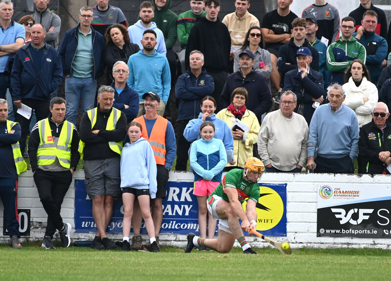 Declan Dalton scores from a sideline cut for Fr O'Neills. Picture: Eddie O'Hare Declan Dalton scores from a sideline cut for Fr O'Neills. Picture: Eddie O'Hare