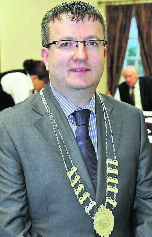 Sean O’Donovan when he was the Mayor of Bandon in 2011.