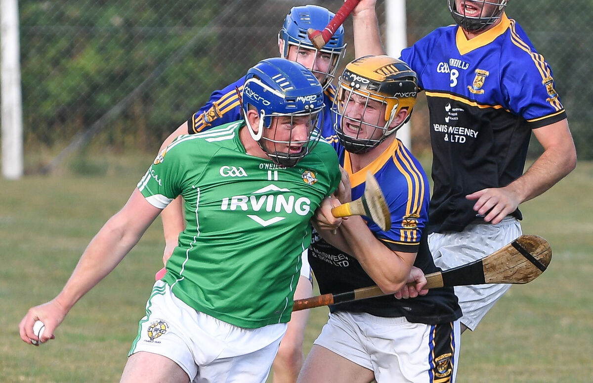 Aghada's Charlie Terry scored a goal in their relegation play-off win over Cloughduv. Picture: David Keane Aghada's Charlie Terry scored a goal in their relegation play-off win over Cloughduv. Picture: David Keane