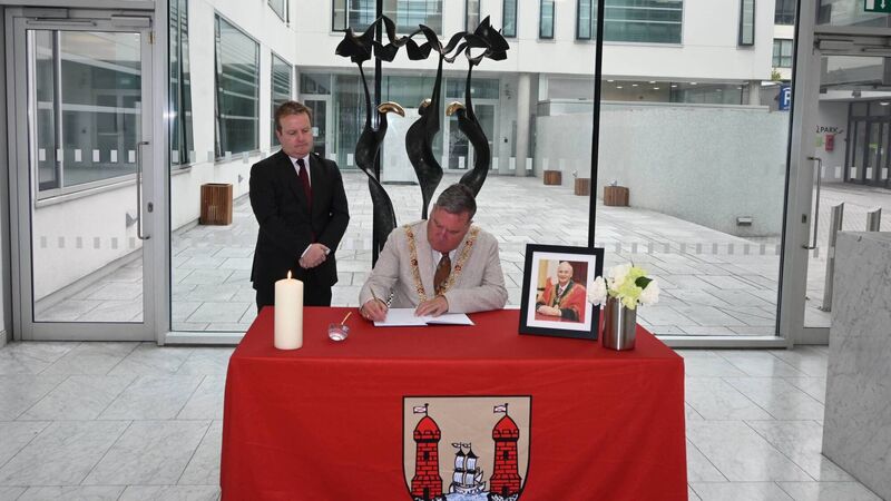 Book of condolence opens at Cork's City Hall for former Lord Mayor Brian Bermingham