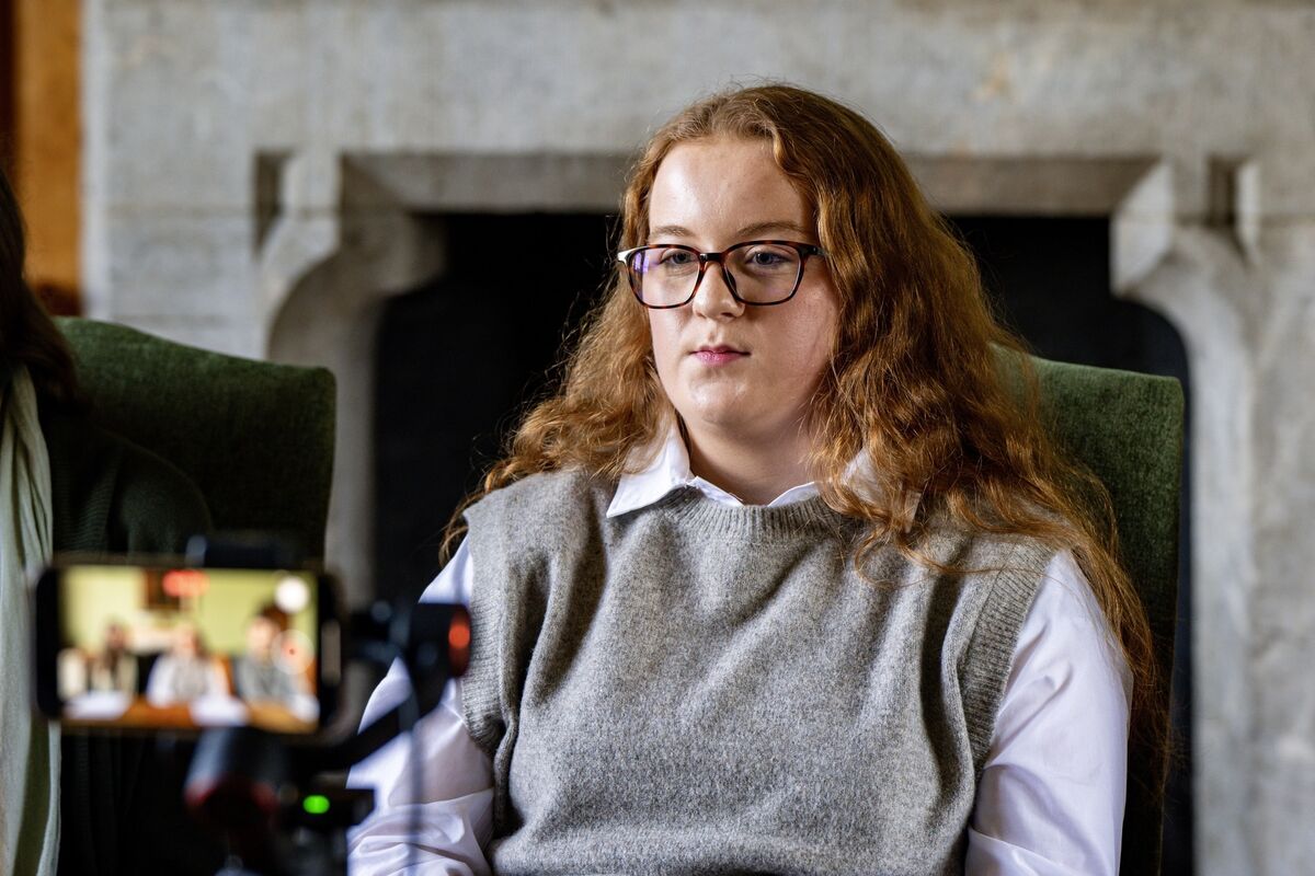 Eleanor McCahill, a third-year student in UCC studying for a BSC in Government and Political Science. Picture Chani Anderson