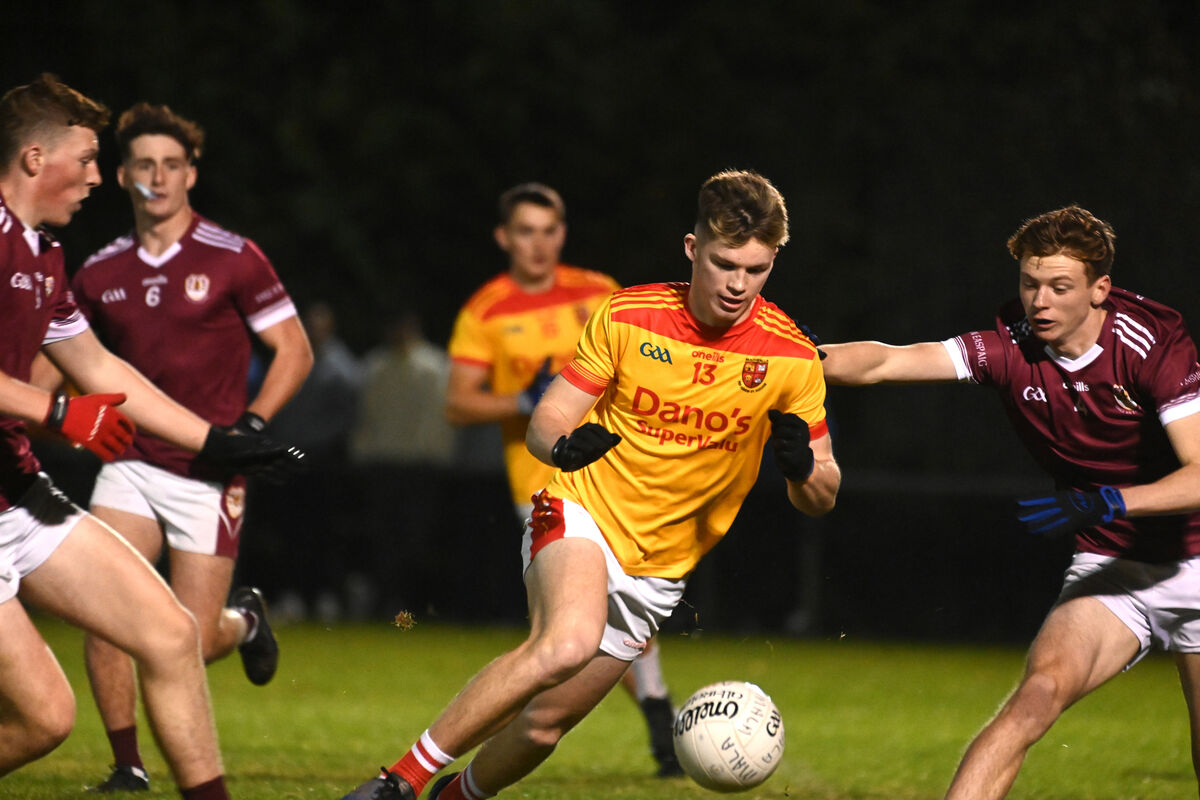  Ben O'Shea with possession for Mallow. Picture: Larry Cummins