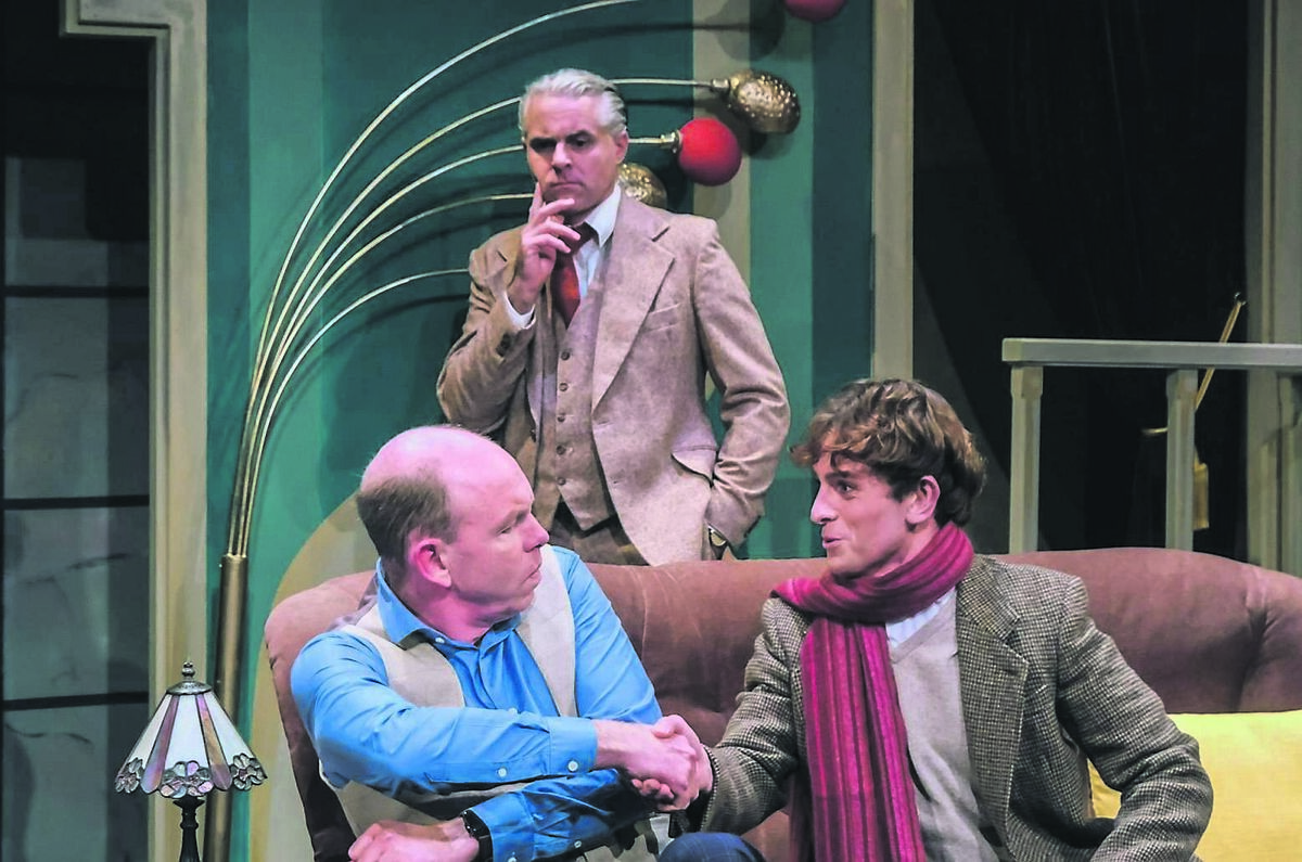 A scene from Present Laughter, which is at the Everyman until Saturday. A scene from Present Laughter, which is at the Everyman until Saturday.