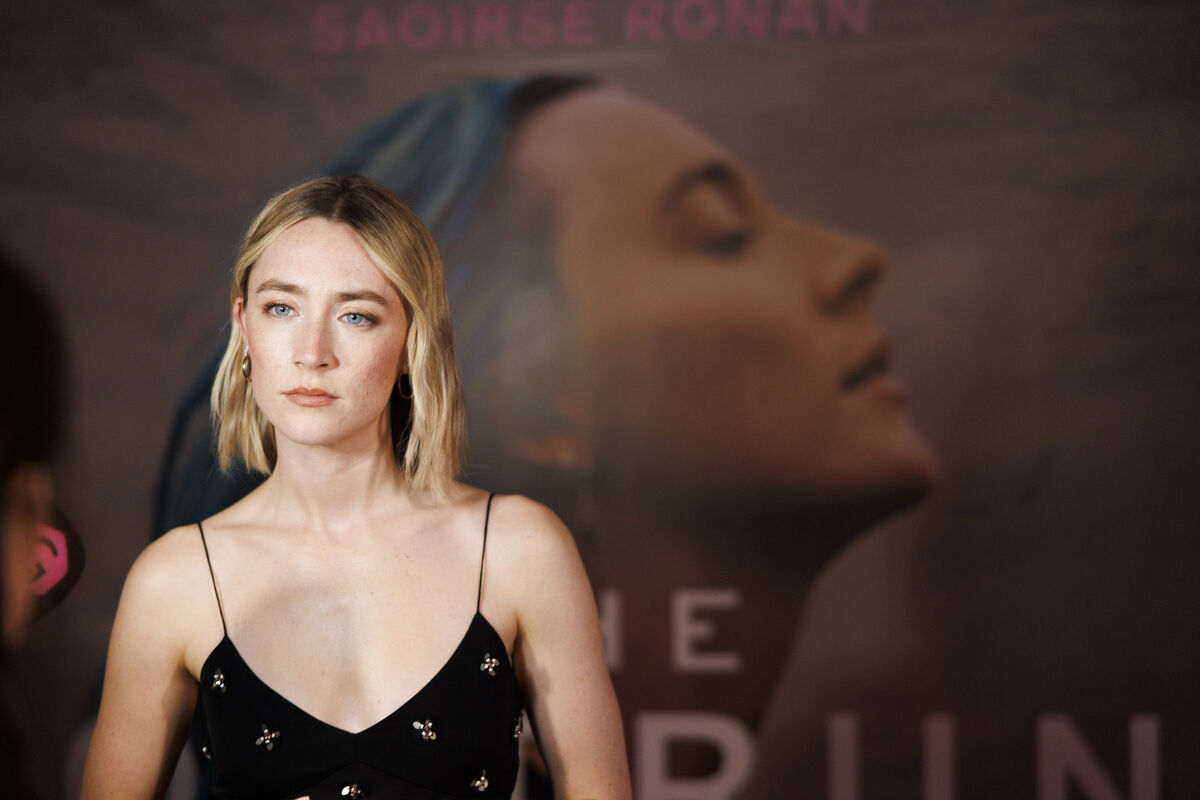 Saoirse Ronan pictured on the red carpet for the Irish Gala Screening of 'THE OUTRUN" at Light House Cinema Dublin. Picture Andres Poveda Saoirse Ronan pictured on the red carpet for the Irish Gala Screening of 'THE OUTRUN" at Light House Cinema Dublin. Picture Andres Poveda