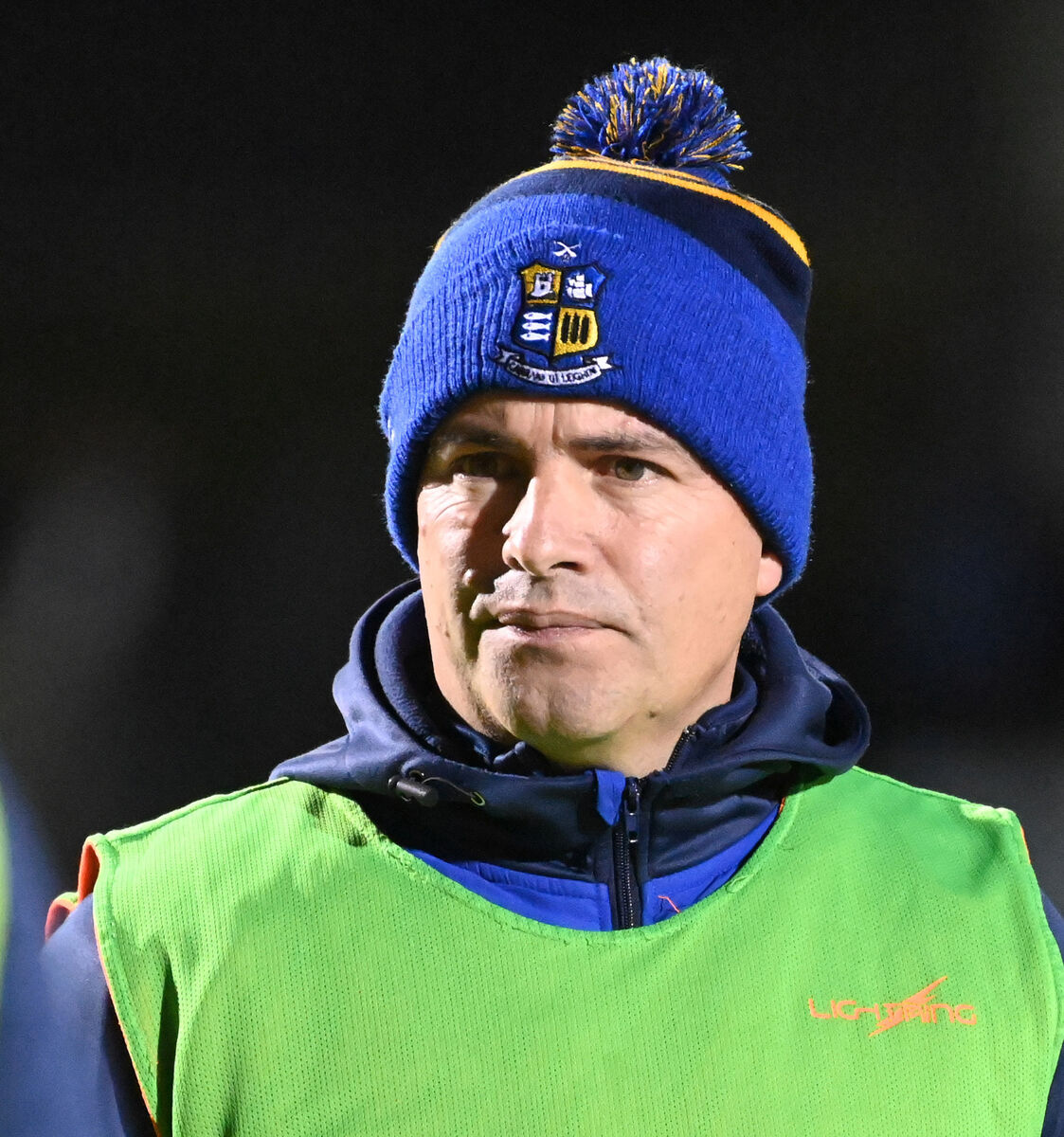 Carrigaline manager Michael Meaney during his side's win over Bishopstown. Picture: Eddie O'Hare