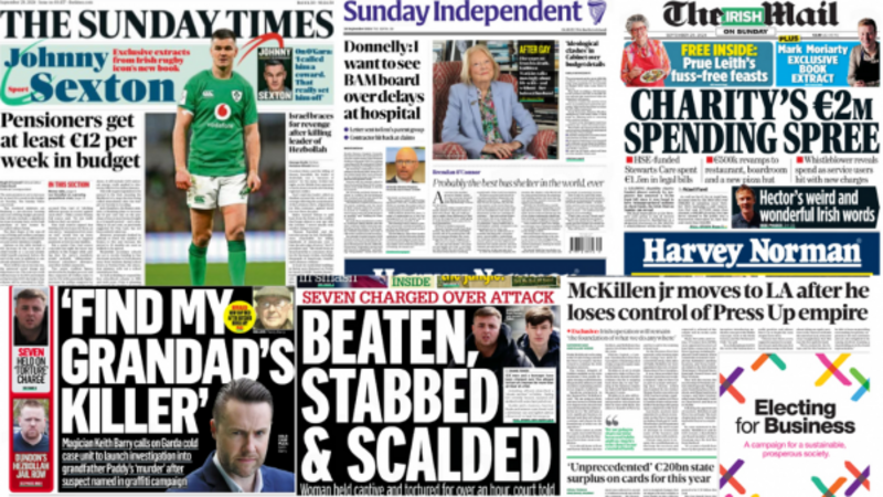 What the papers say: Sunday's front pages
