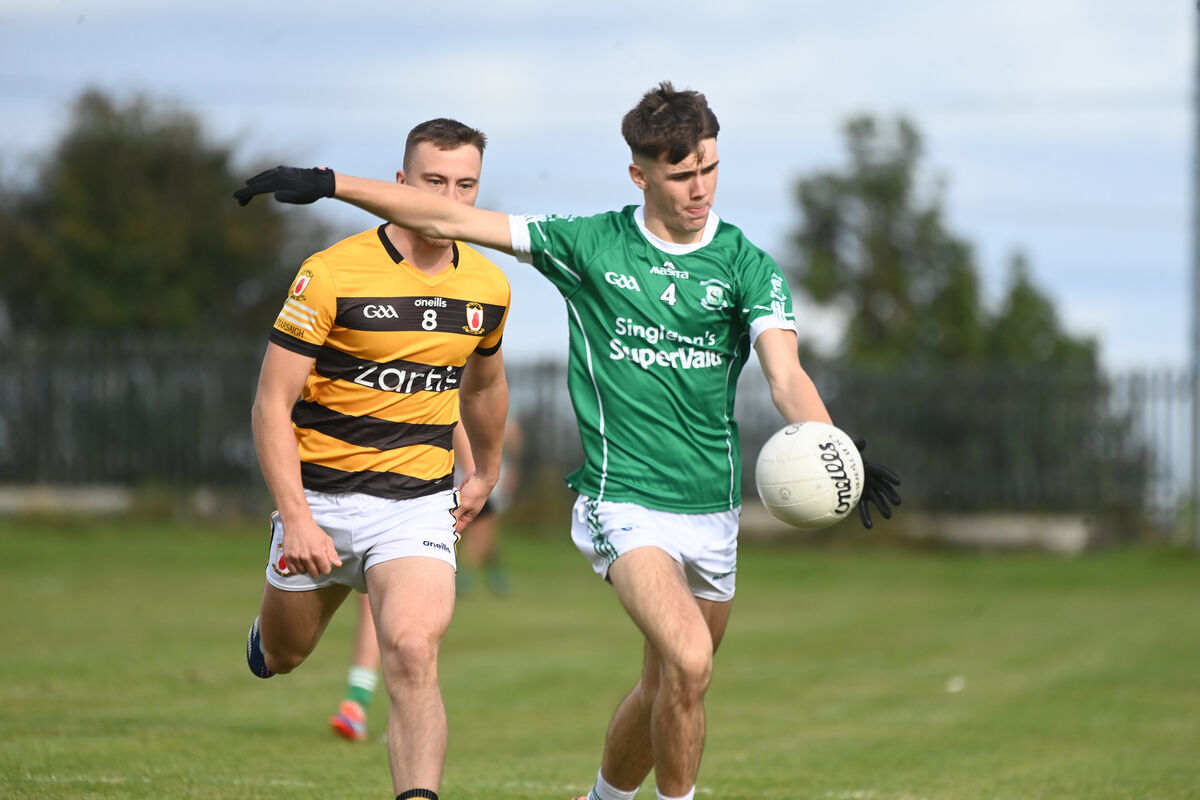 Kane Murphy with possession for St Vincent's at Mayfield GAA. Picture: Larry Cummins Kane Murphy with possession for St Vincent's at Mayfield GAA. Picture: Larry Cummins