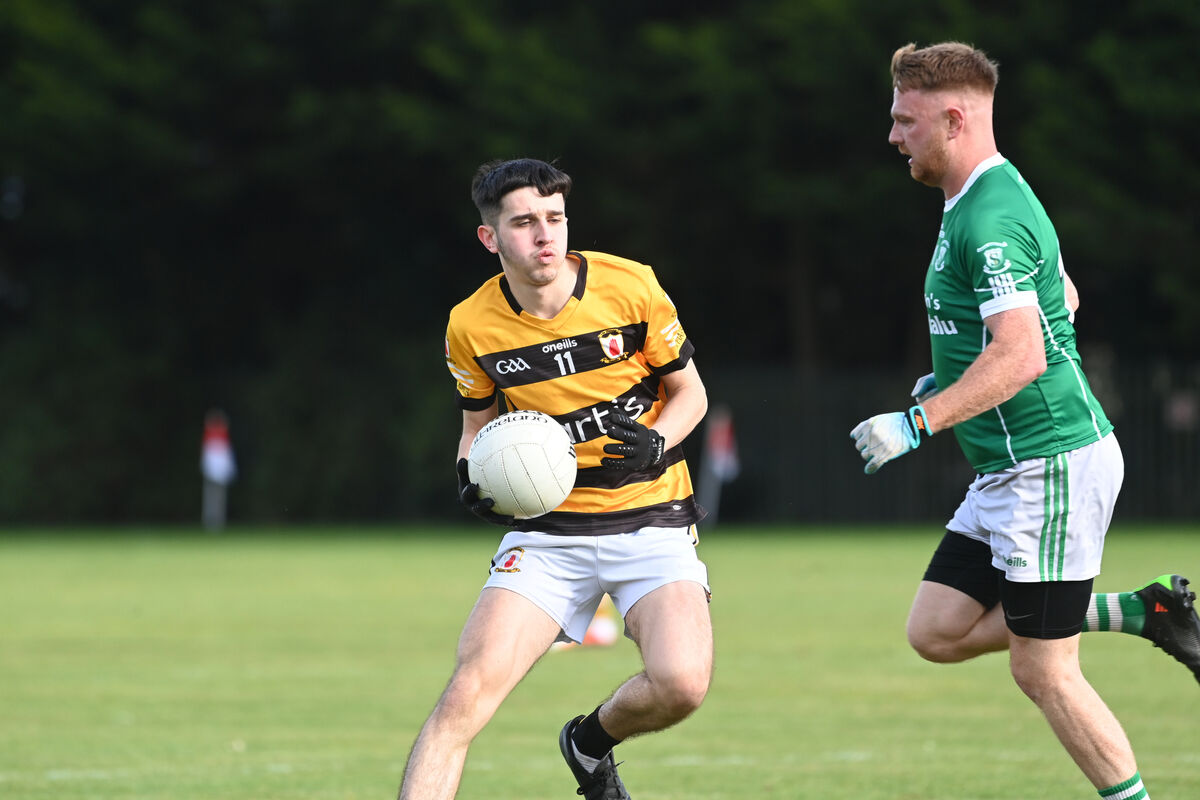 Cian Hogan on the move for Na Piarsaigh. Picture: Larry Cummins Cian Hogan on the move for Na Piarsaigh. Picture: Larry Cummins