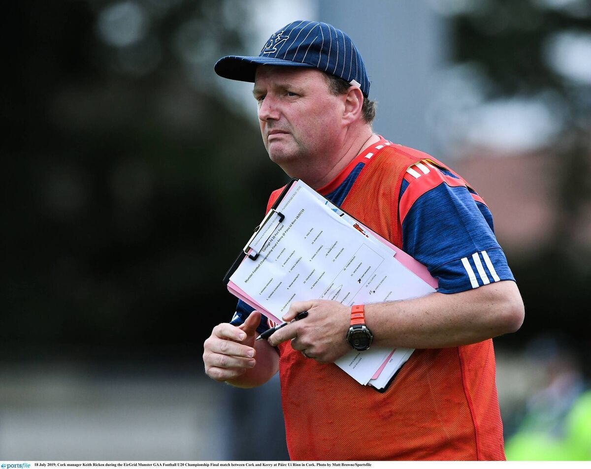 Experienced coach Keith Ricken. Picture: Matt Browne/Sportsfile Experienced coach Keith Ricken. Picture: Matt Browne/Sportsfile
