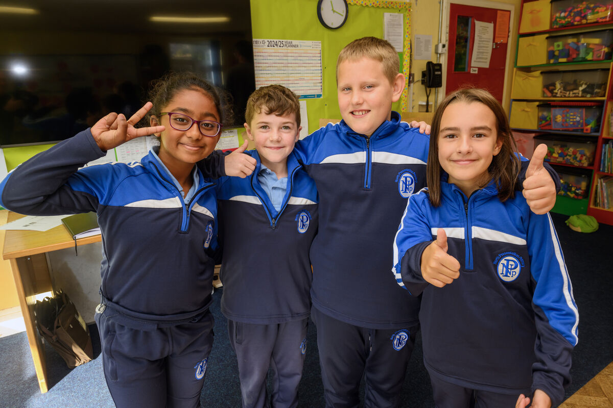 From left, Ayesha Wagas, Darragh Hennessy, Gabrielius Killpys and Ginevra Balestrino. Picture Dan Linehan