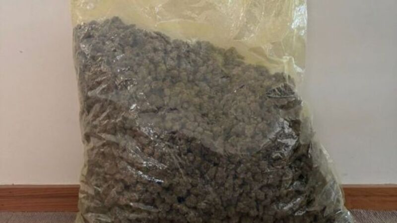 Man arrested and around €136,000 cannabis herb seized in West Dublin Man arrested and around €136,000 cannabis herb seized in West Dublin