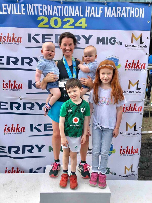 Mum-of-four Paula Daly, from Newmarket, breast-fed her twin boys for 12 months.