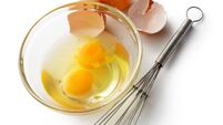 Eggs: Whisk, Bowl and Eggs