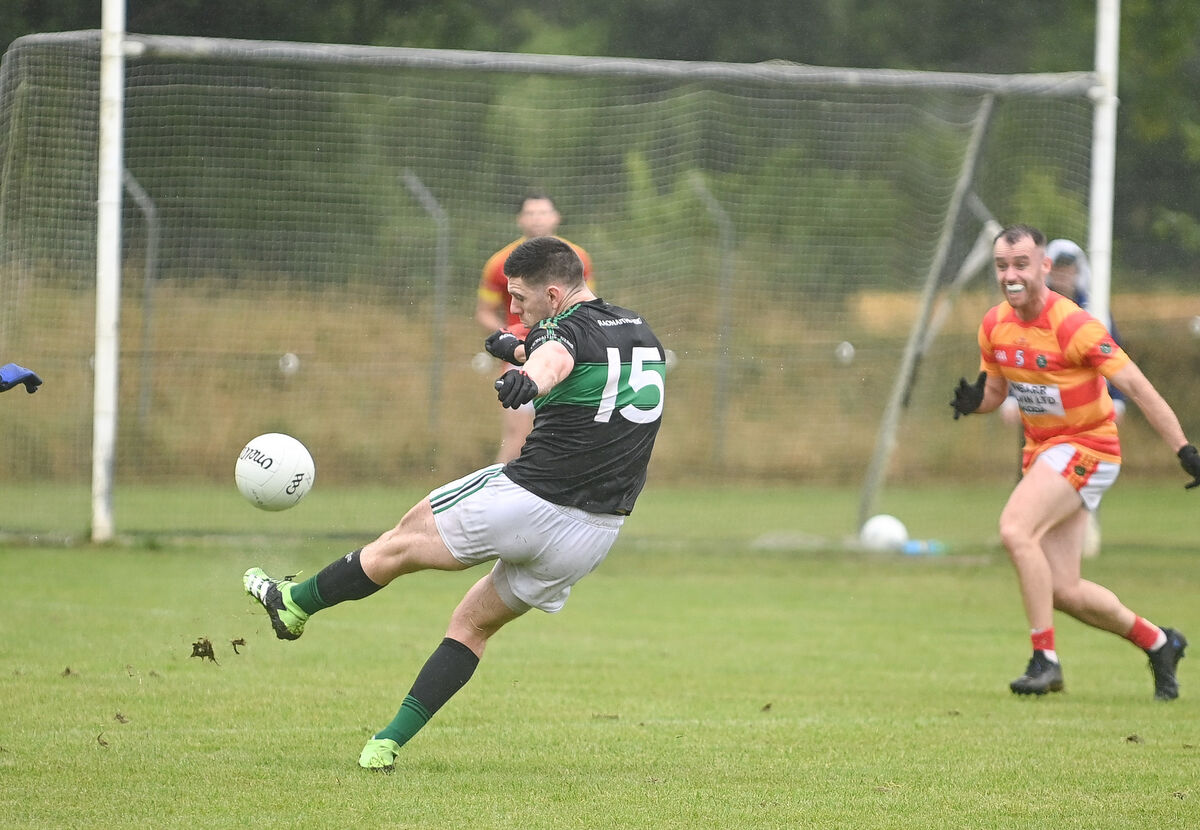  Nemo Rangers' Luke Connolly scores a fine point against Newcestown in 2022. Picture: David Keane