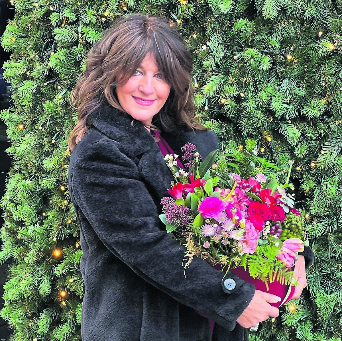 Carole Horgan, owner of Best of Buds florist pictured outside her shop has enjoyed a busy Christmas. Photo: Carole Horgan. Carole Horgan, owner of Best of Buds florist pictured outside her shop has enjoyed a busy Christmas. Photo: Carole Horgan.