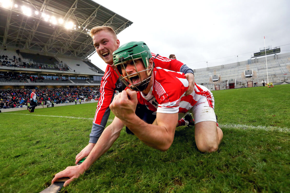 Imokilly's Seamie Harnedy celebrates after their SHC win over Blackrock in 2017. Picture: ©INPHO/Bryan Keane Imokilly's Seamie Harnedy celebrates after their SHC win over Blackrock in 2017. Picture: ©INPHO/Bryan Keane