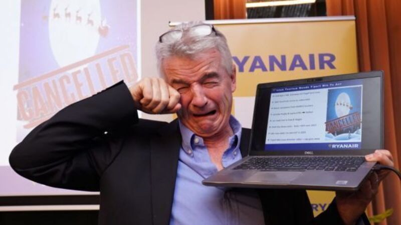 ‘Christmas cancelled’ and rugby fans forced to fly from Belfast – Michael O'Leary ‘Christmas cancelled’ and rugby fans forced to fly from Belfast – Michael O'Leary