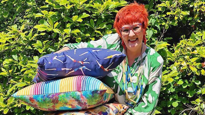 Cork woman's colourful cushions and textiles inspired by times in her life
