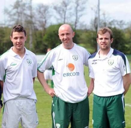 Cork trio on the Irish Deaf football team, Eoin Burns, Paul O'Callaghan and Christopher Corcoran. Cork trio on the Irish Deaf football team, Eoin Burns, Paul O'Callaghan and Christopher Corcoran.
