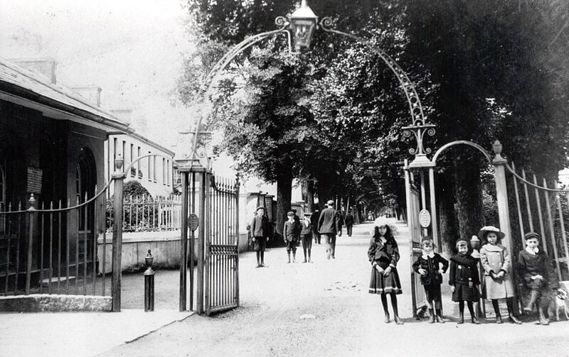During the visit of Queen Victoria in August 1849, this ornamental triple gate was temporarily removed. Picture: Wilkie Collection. Courtesy: Cork City and County Archives. During the visit of Queen Victoria in August 1849, this ornamental triple gate was temporarily removed. Picture: Wilkie Collection. Courtesy: Cork City and County Archives.