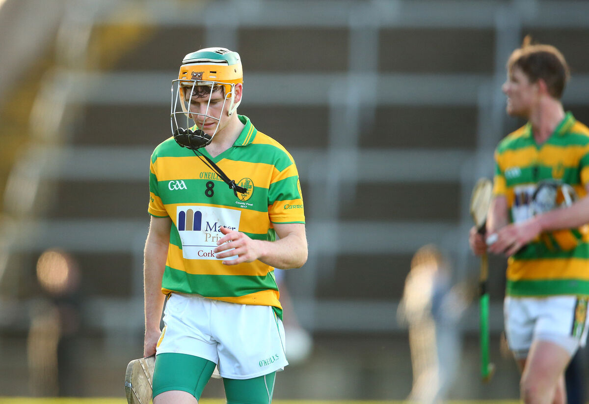 A dejected Stephen Murphy of Blackrock after their heavy defeat to Na Piarsaigh in 2017. Picture: ©INPHO/Cathal Noonan