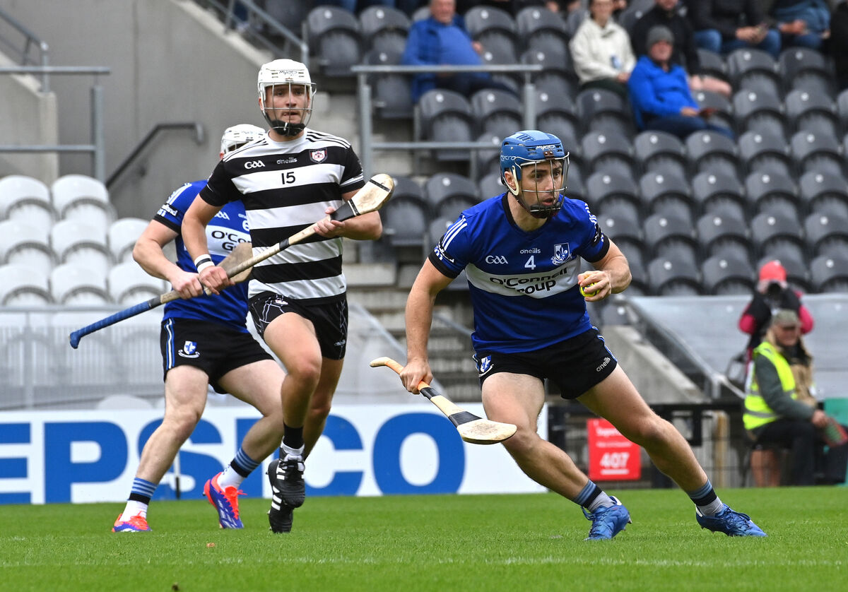 Conor O'Sullivan of Sarsfields getting away from Midleton's David Cremin. Picture: Dan Linehan Conor O'Sullivan of Sarsfields getting away from Midleton's David Cremin. Picture: Dan Linehan