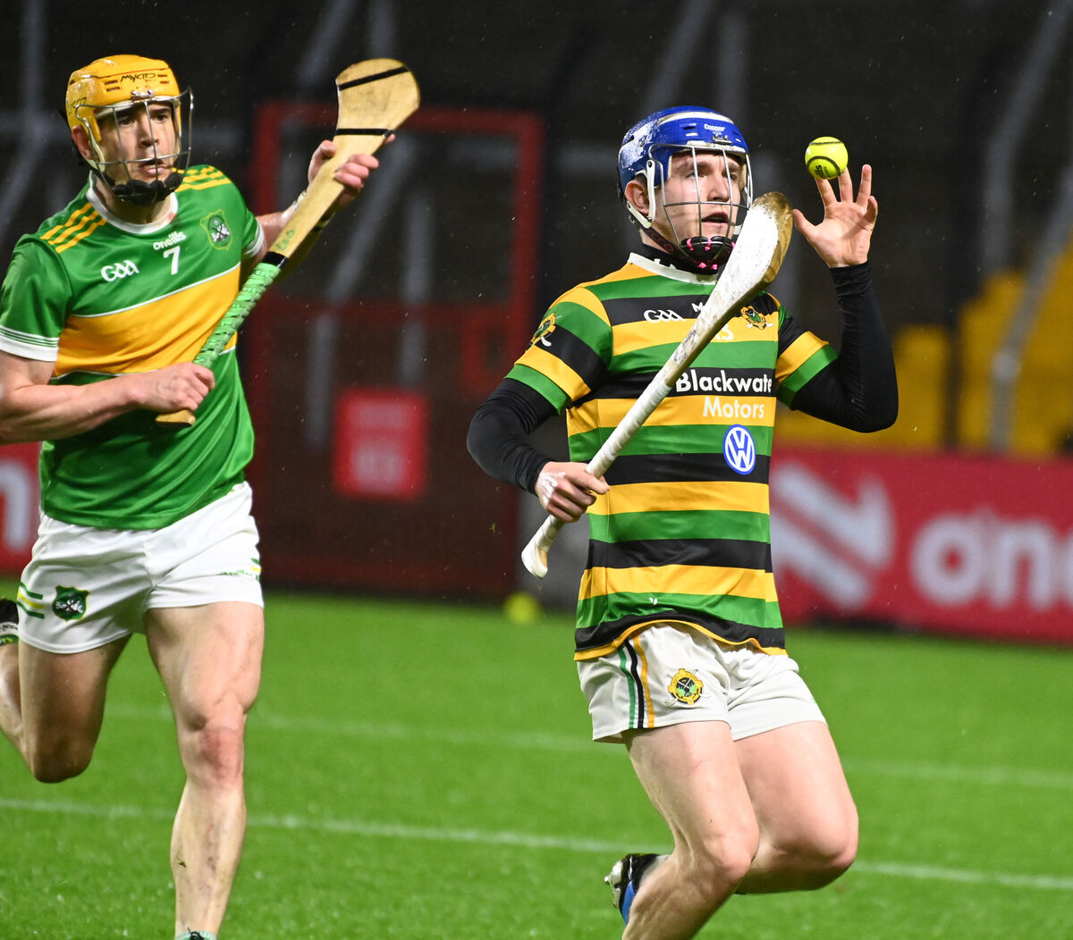 Glen Rovers' Steven Lynam wins the sliotar from Castlelyon's Leo Sexton during the Co -Op Superstores SAHC semi final at SuperValu Páirc Uí Chaoimh. Picture: Eddie O'Hare