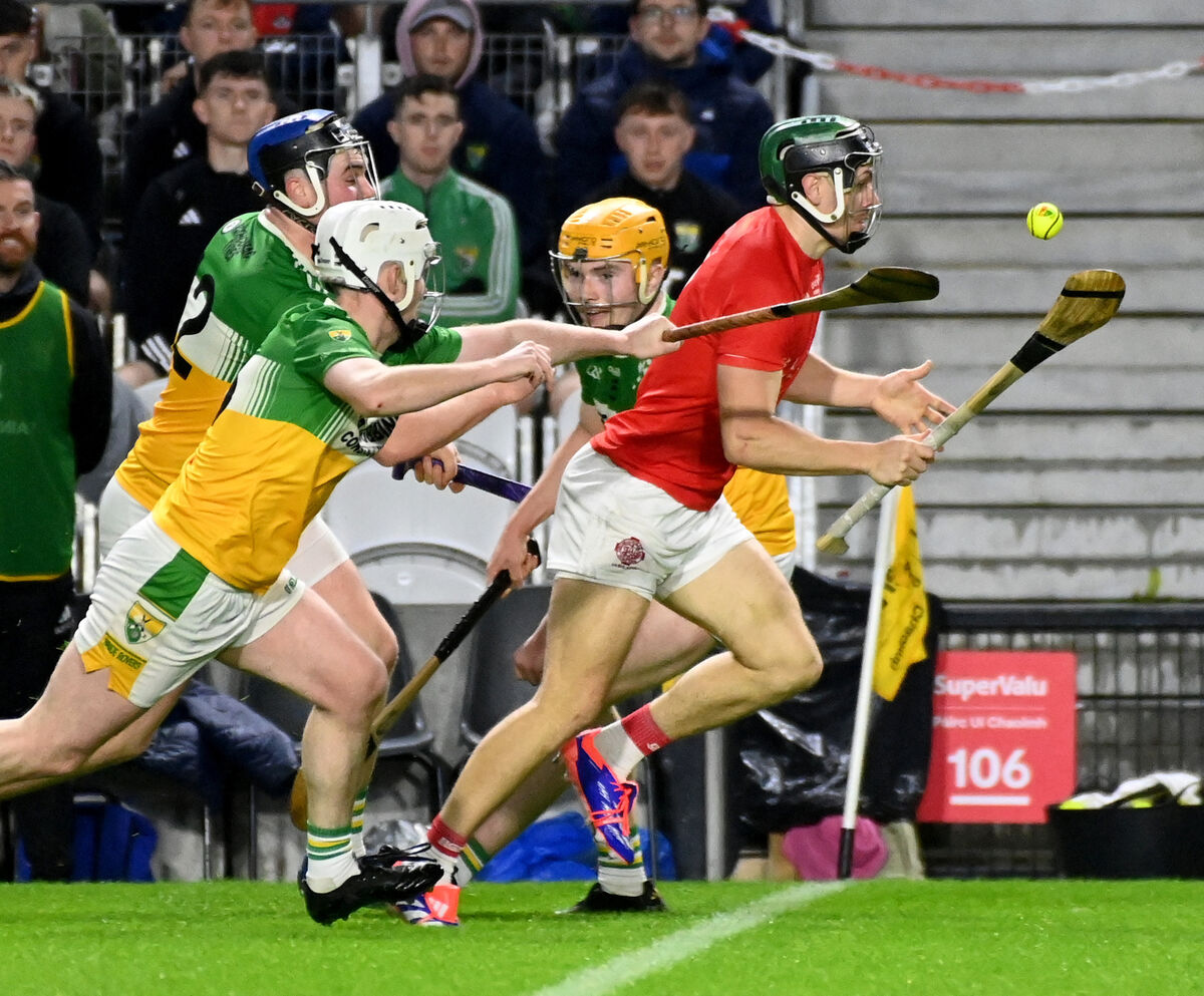 Blarney's Mark Coleman bursting upfield. Picture: Eddie O'Hare Blarney's Mark Coleman bursting upfield. Picture: Eddie O'Hare