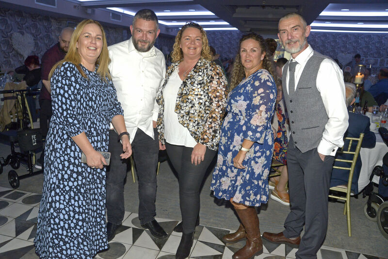 Nicola, Paul, Sharon, Karen and Colm Quinn. Picture Denis Boyle