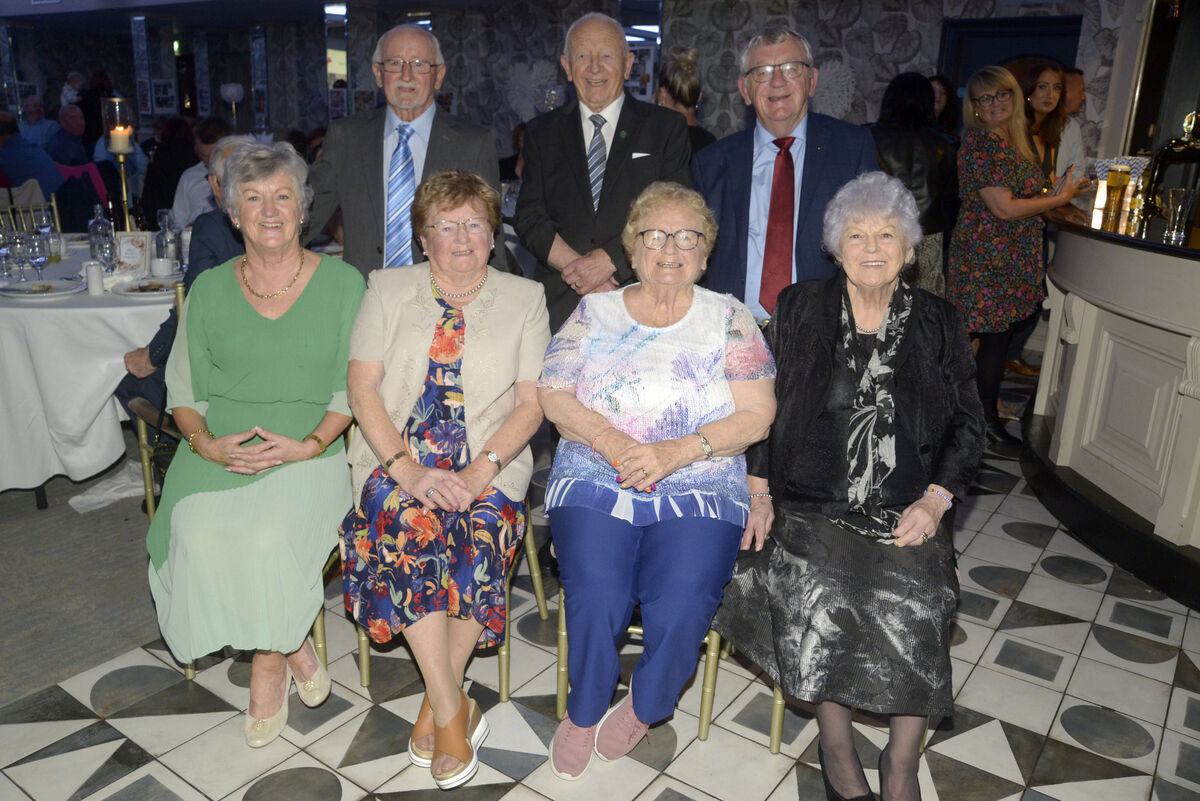 Pat, Breandan, Dess, Rita Quinn and Mary O'Sullivan, Eileen Rea and Catlean O'Sullivan. Picture Denis Boyle Pat, Breandan, Dess, Rita Quinn and Mary O'Sullivan, Eileen Rea and Catlean O'Sullivan. Picture Denis Boyle