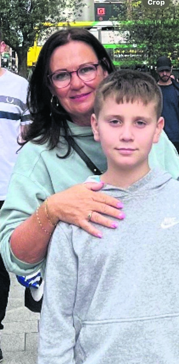 Siobhan Forrest and her grandson Noah. Siobhan Forrest and her grandson Noah.
