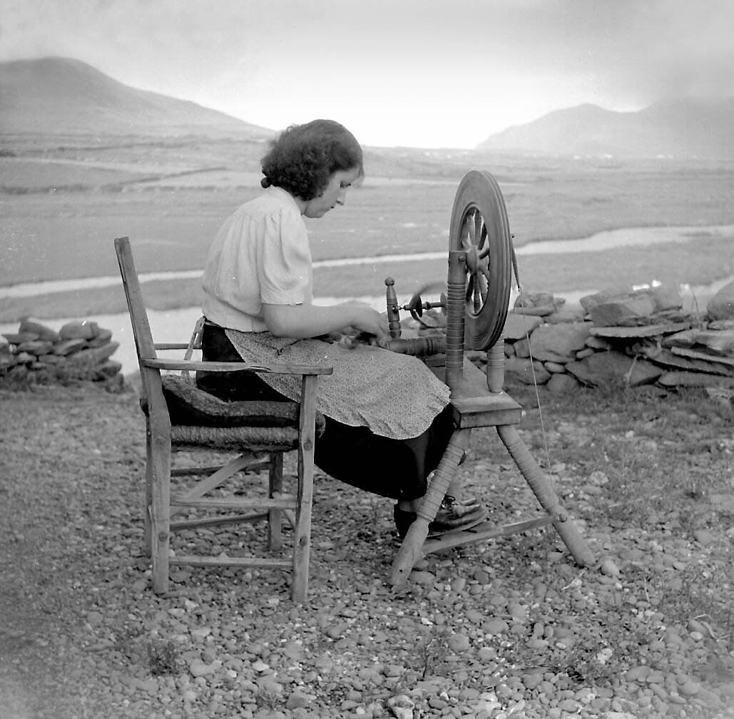 Weaving in Co. Kerry, in October, 1954 - such skills were commonplace in the homes of Cork in the 1950s and 1960s. Weaving in Co. Kerry, in October, 1954 - such skills were commonplace in the homes of Cork in the 1950s and 1960s.