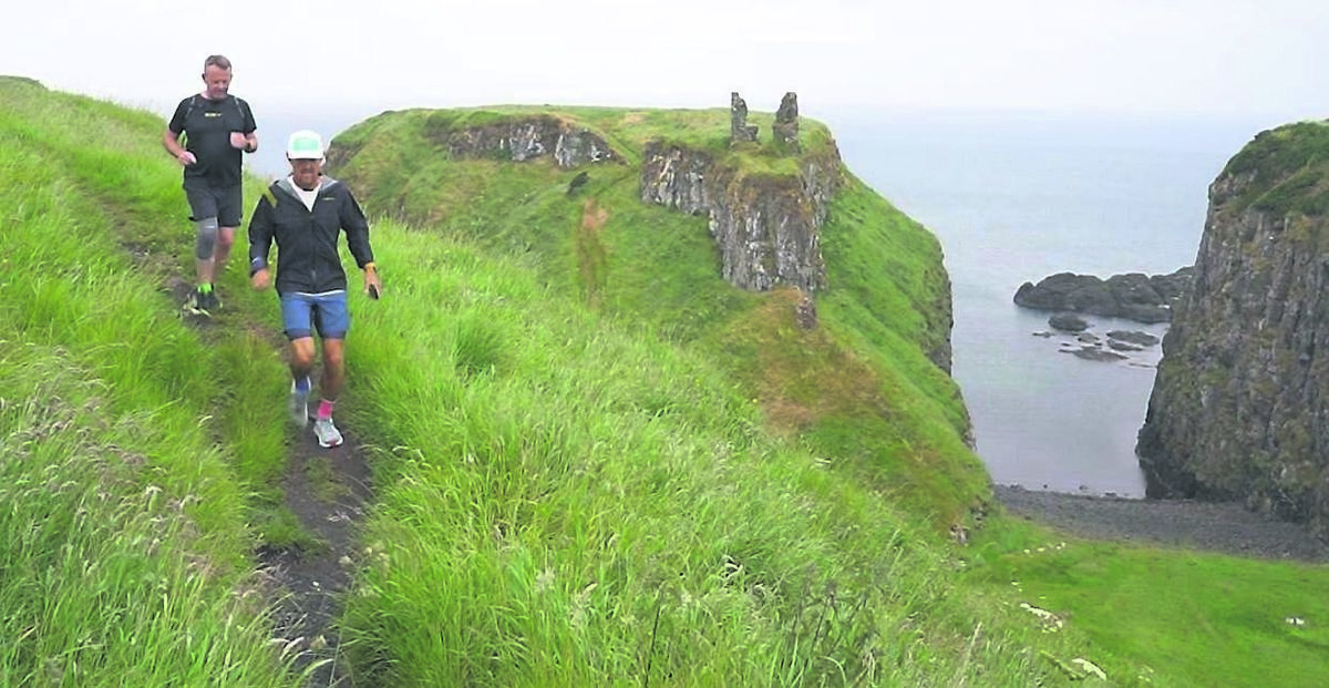 Jason Williamson on his 1,000km trek along the Ireland Way, which he started in West Cork and ended in Antrim Jason Williamson on his 1,000km trek along the Ireland Way, which he started in West Cork and ended in Antrim