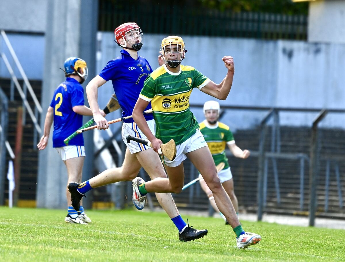 Johnny Murphy, Shandrum, burst through to score his goal in the second half. Picture: Larry Cummins Johnny Murphy, Shandrum, burst through to score his goal in the second half. Picture: Larry Cummins