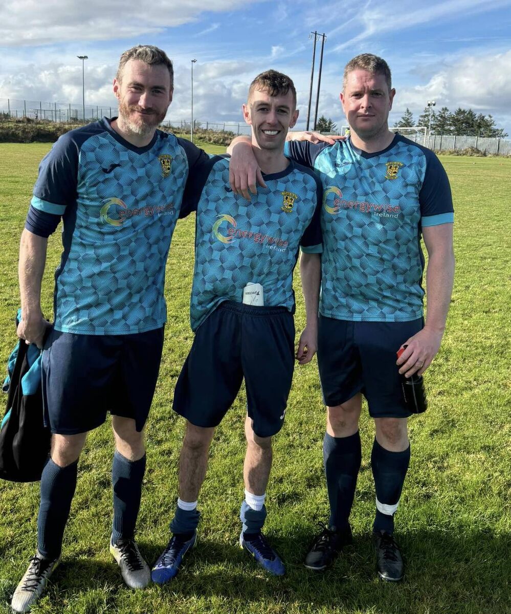 Pearse Celtic Junior players, Ryan O'Shea, Tony Dolan and John Spillane