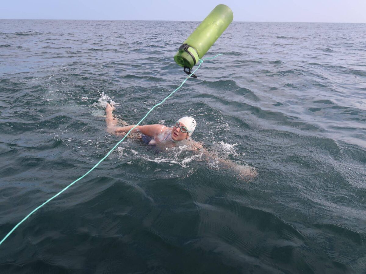 Olga O’Sullivan feeding. 