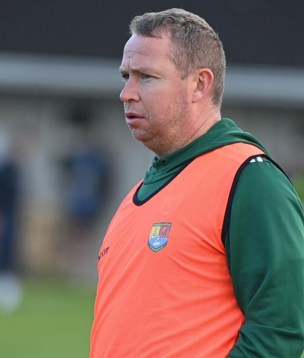Carbery Rangers manager Seamus Hayes against Éire Óg. Picture: Eddie O'Hare
