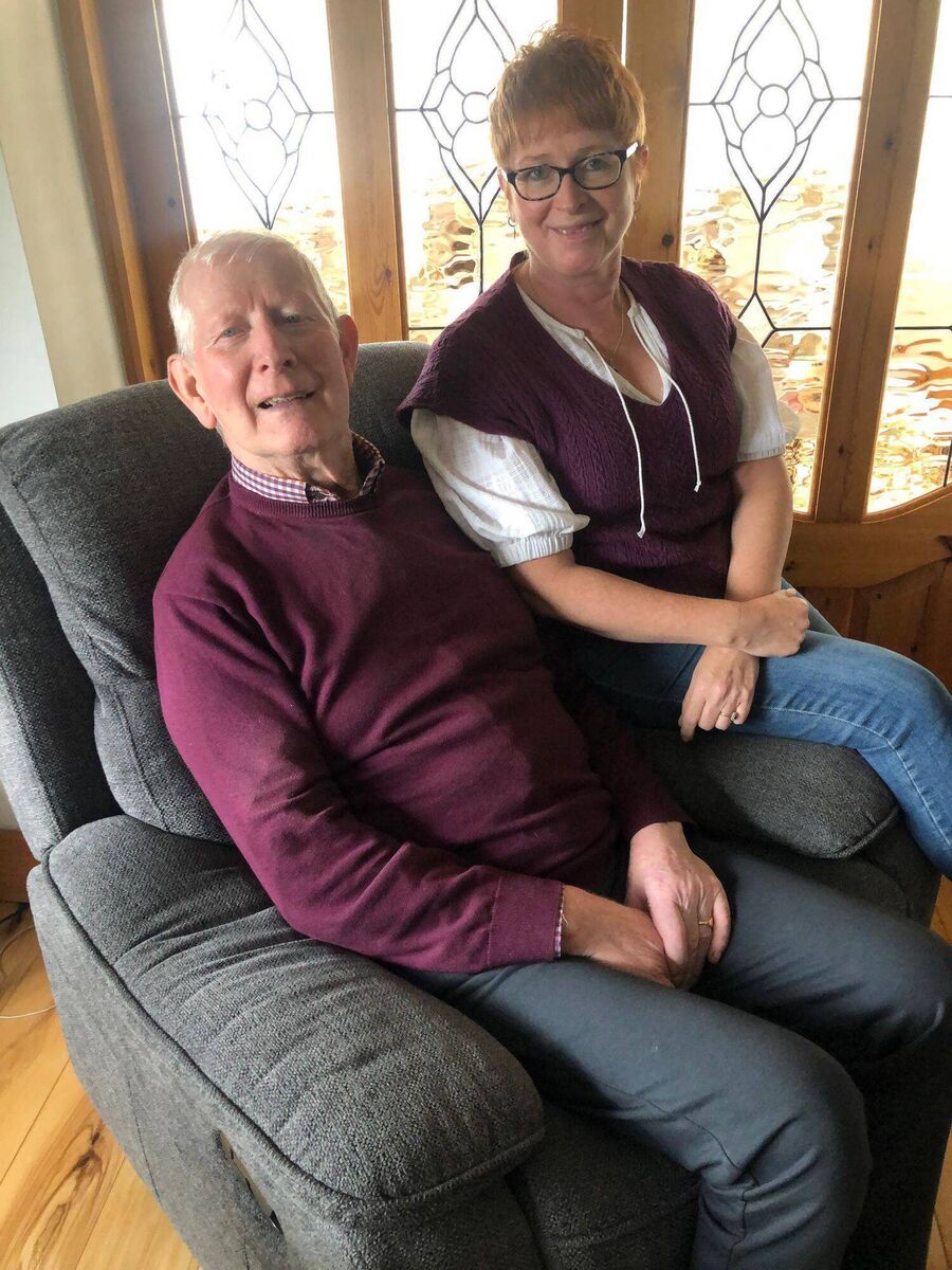 Sinead Hickey and her dad Billy.