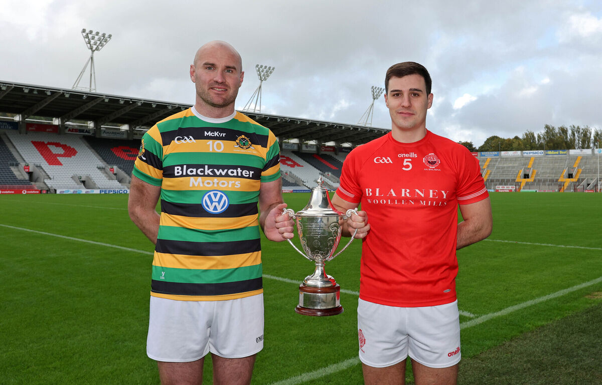 Dean Brosnan, Glen Rovers and Conor Power, Blarney, ahead of the CoOp Superstores 2024 Cork Senior A Hurling Championship Final, at SuperValu Pairc Ui Chaoimh.