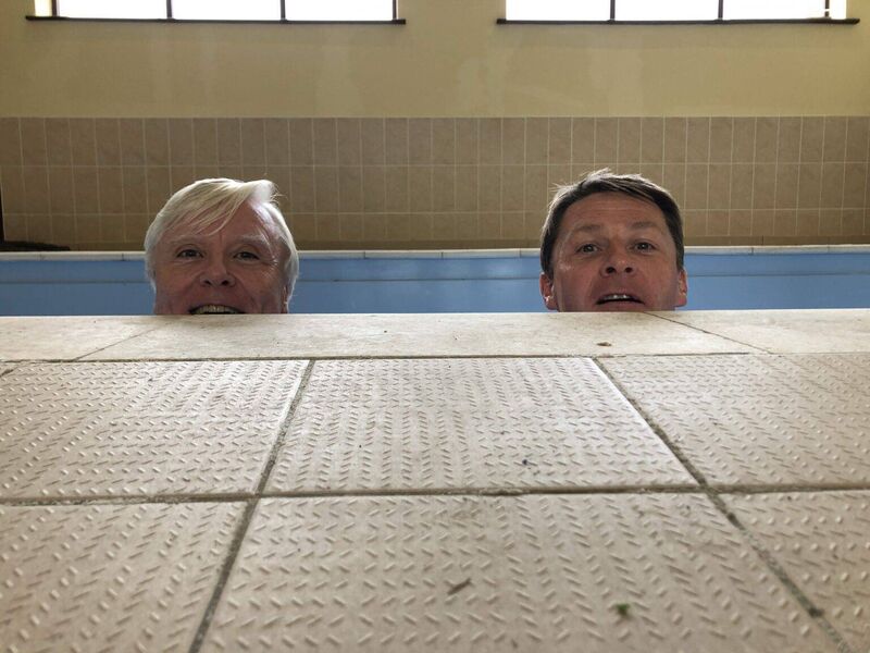 Francis and John Brennan at Jewel Lodge, Glengarriff