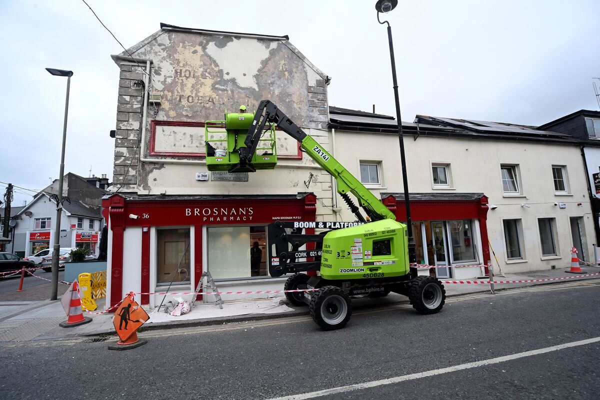 Renovation works nearing completion at Brosnan's Pharmacy at Midleton, Co Cork. The business will celebrate with a grand -reopening today after a five-week renovation period. Pic Larry Cummins Renovation works nearing completion at Brosnan's Pharmacy at Midleton, Co Cork. The business will celebrate with a grand -reopening today after a five-week renovation period. Pic Larry Cummins