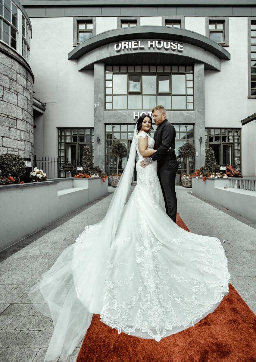 The happy couple.