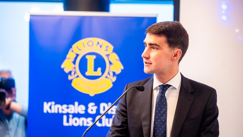 Finance Minister praises Lions Club as 'an intrinsic part of the local community here in Kinsale' Finance Minister praises Lions Club as 'an intrinsic part of the local community here in Kinsale'